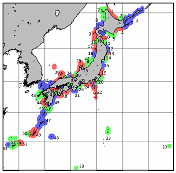 配信領域の説明図